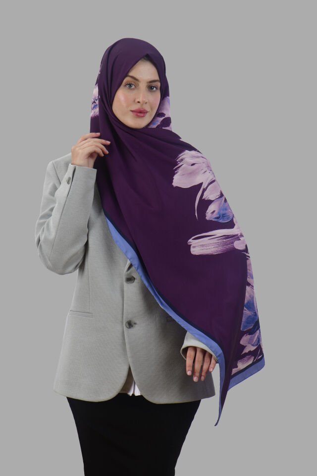 Çiçek Desenli Şal