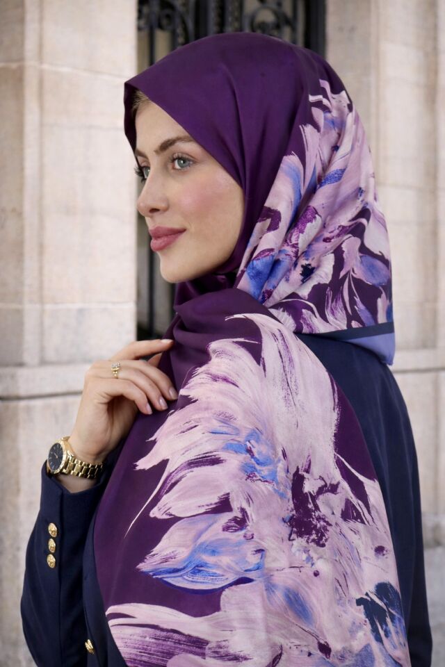 Çiçek Desenli Şal