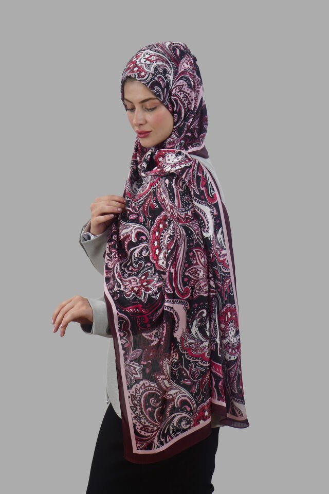 Etnik Paisley Desenli Şal