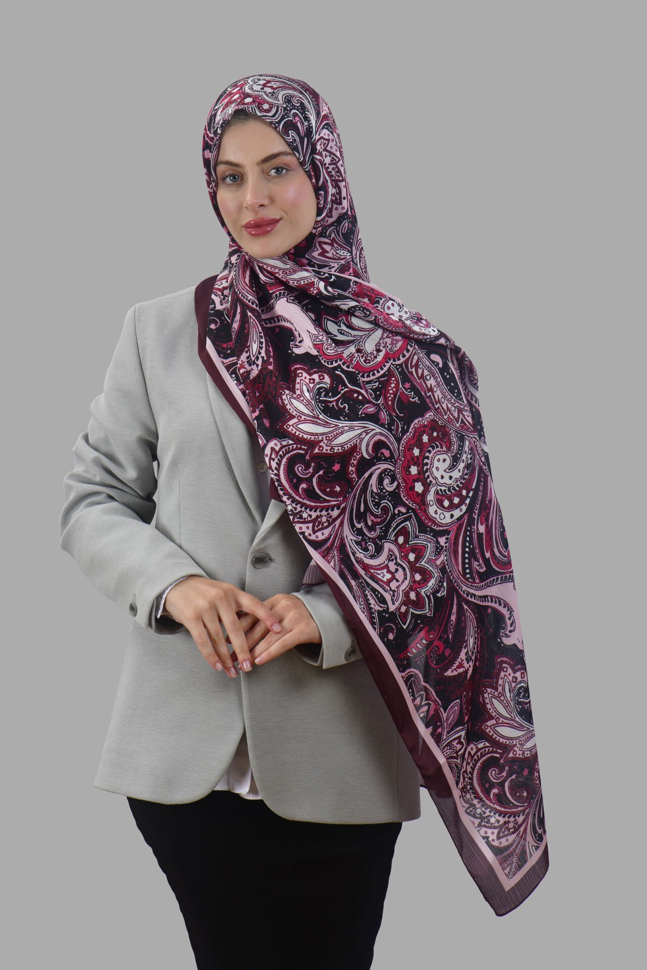 Etnik Paisley Desenli Şal