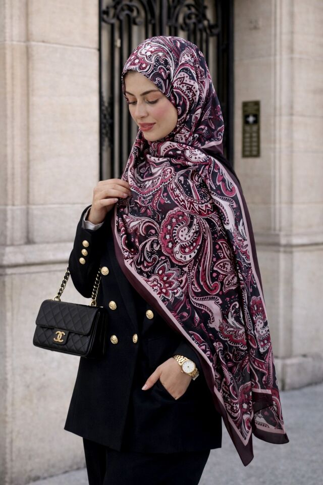 Etnik Paisley Desenli Şal