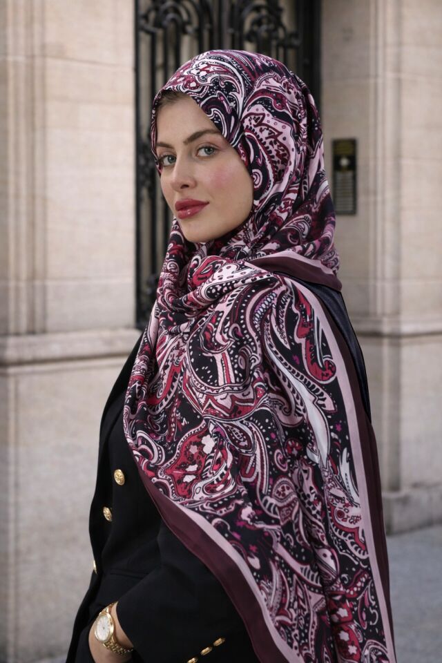 Etnik Paisley Desenli Şal