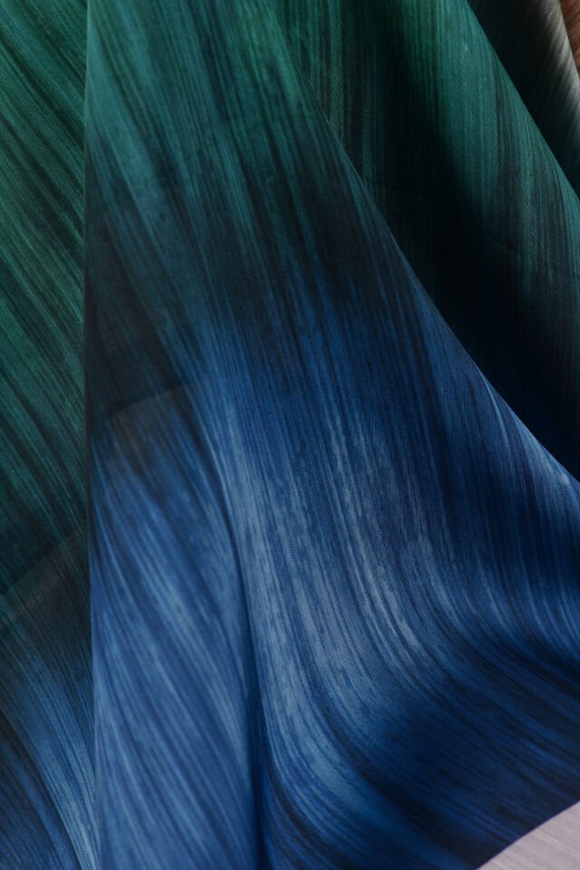 Geçişli Fırça Desenli Eşarp