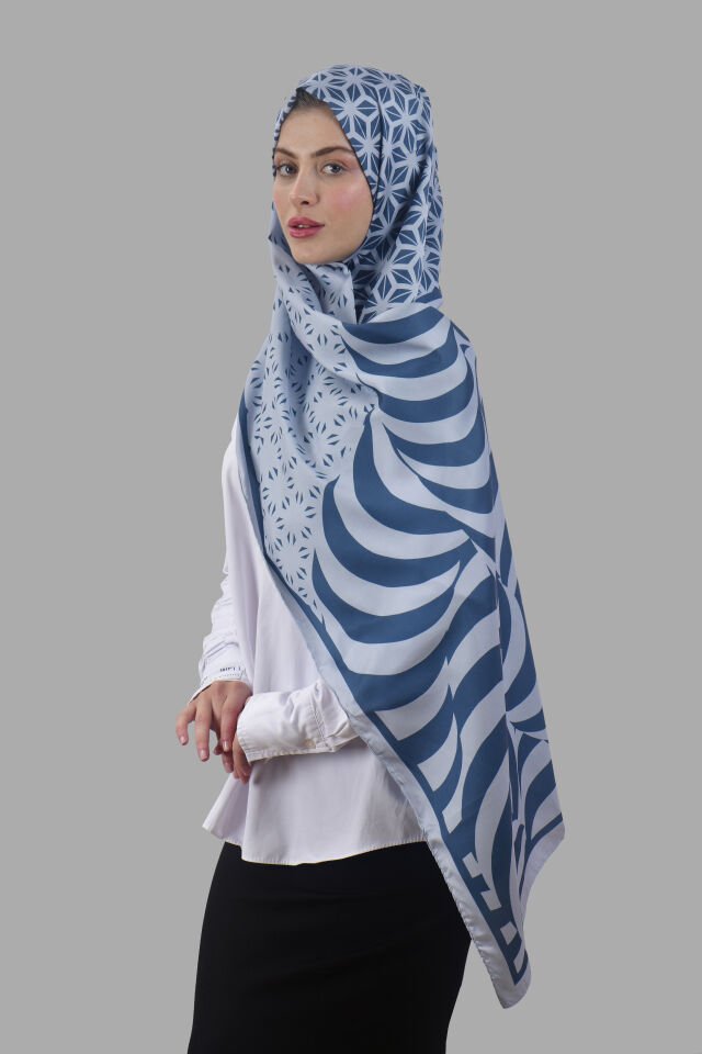 Geometrik Desenli şal