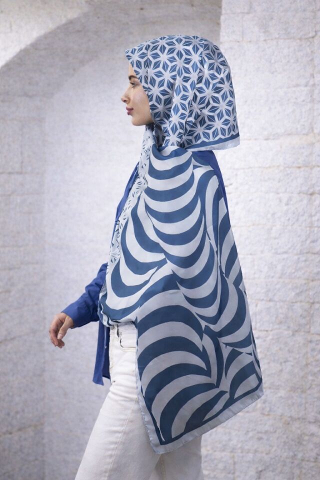 Geometrik Desenli şal