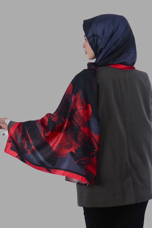 Yaprak Desenli Şal
