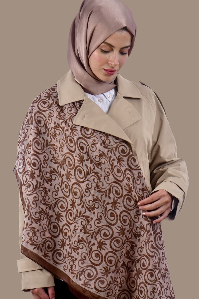 Elegant Kahve Soft Şal