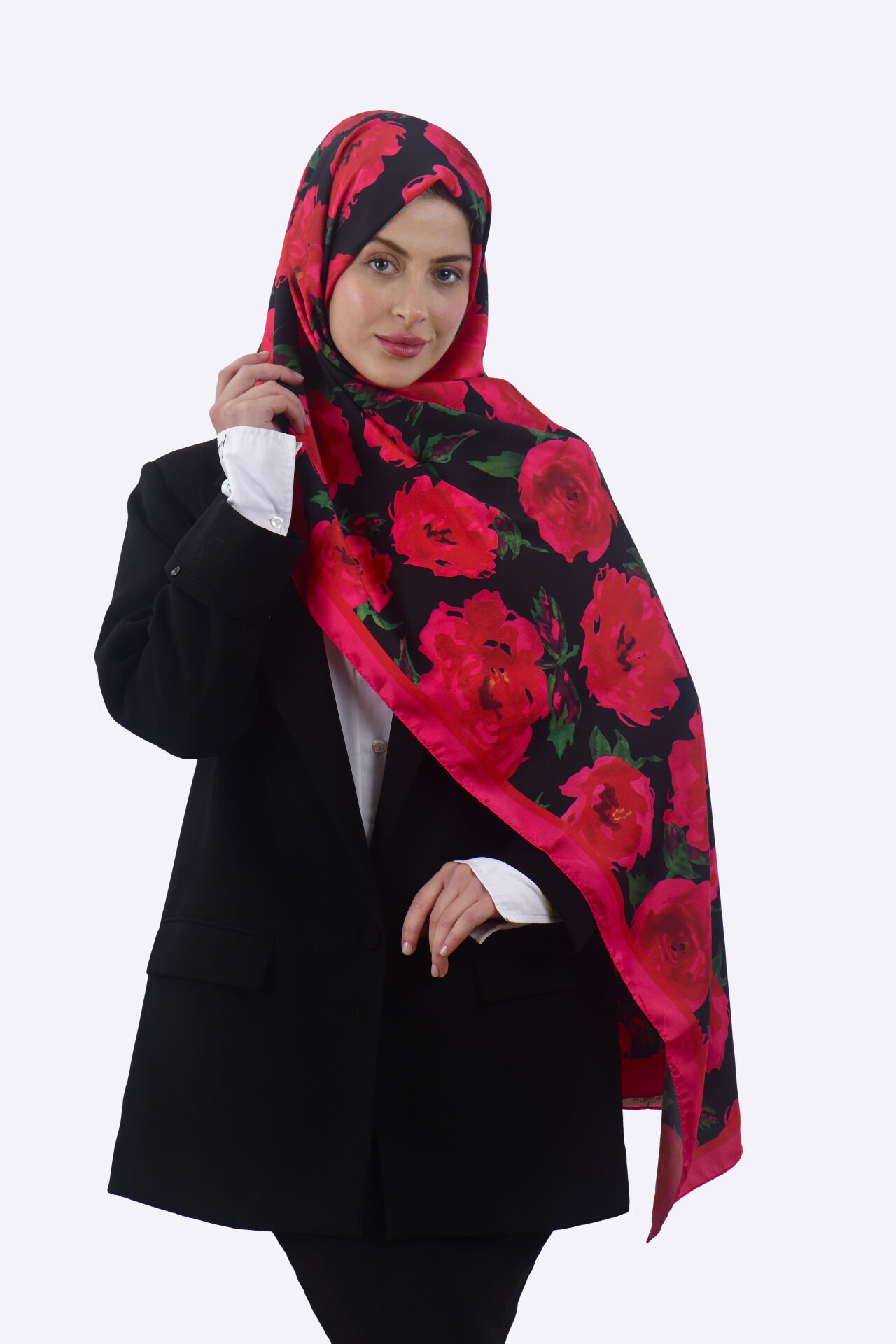 Gül Desenli Şal
