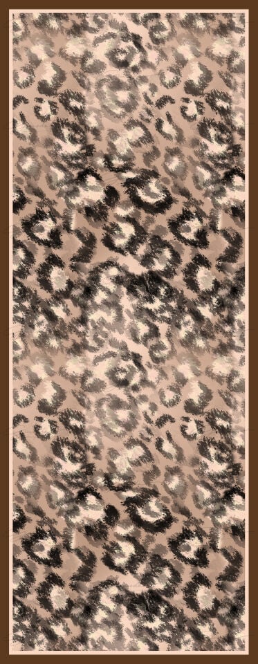 Leopar Desenli Soft Şal
