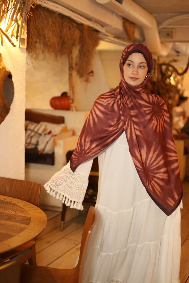 Batik Desenli Soft Şal