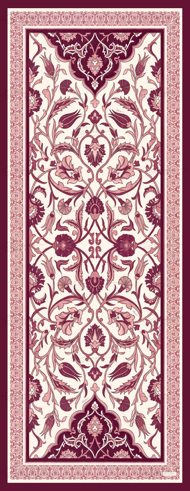 Vintage Floral Soft Şal