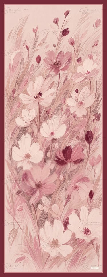 Bahar Esintisi: Mürdüm & Pembe Soft Şal